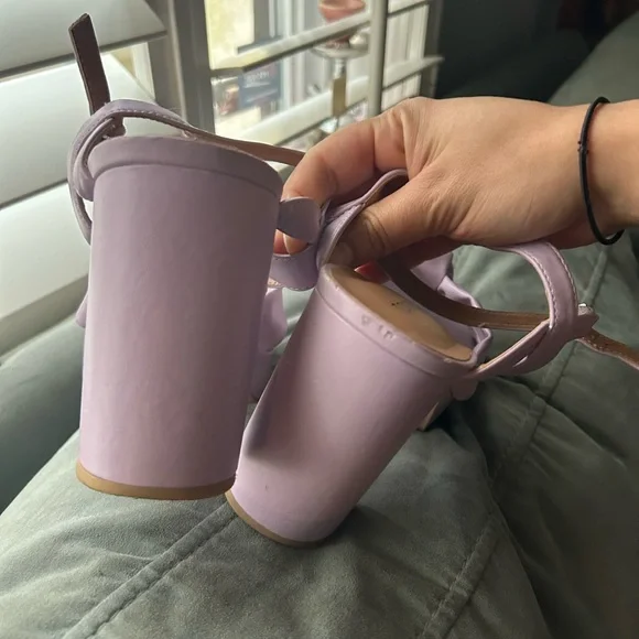 Torrid women's soft bow purple heels - Picture 5 of 5